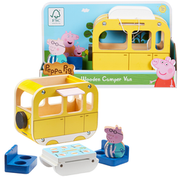 TM Toys Świnka Peppa Drewniany kamper PEP07388