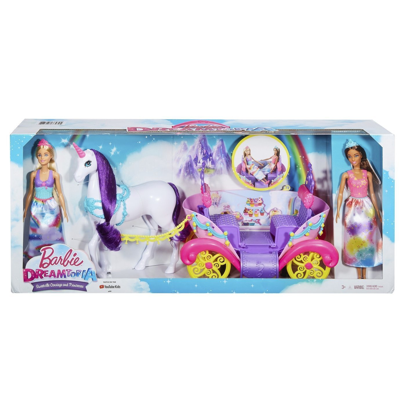 Barbie Dreamtopia 2 Lalki I Karoca Z Jednorożcem GNH04 | Zabawki ...