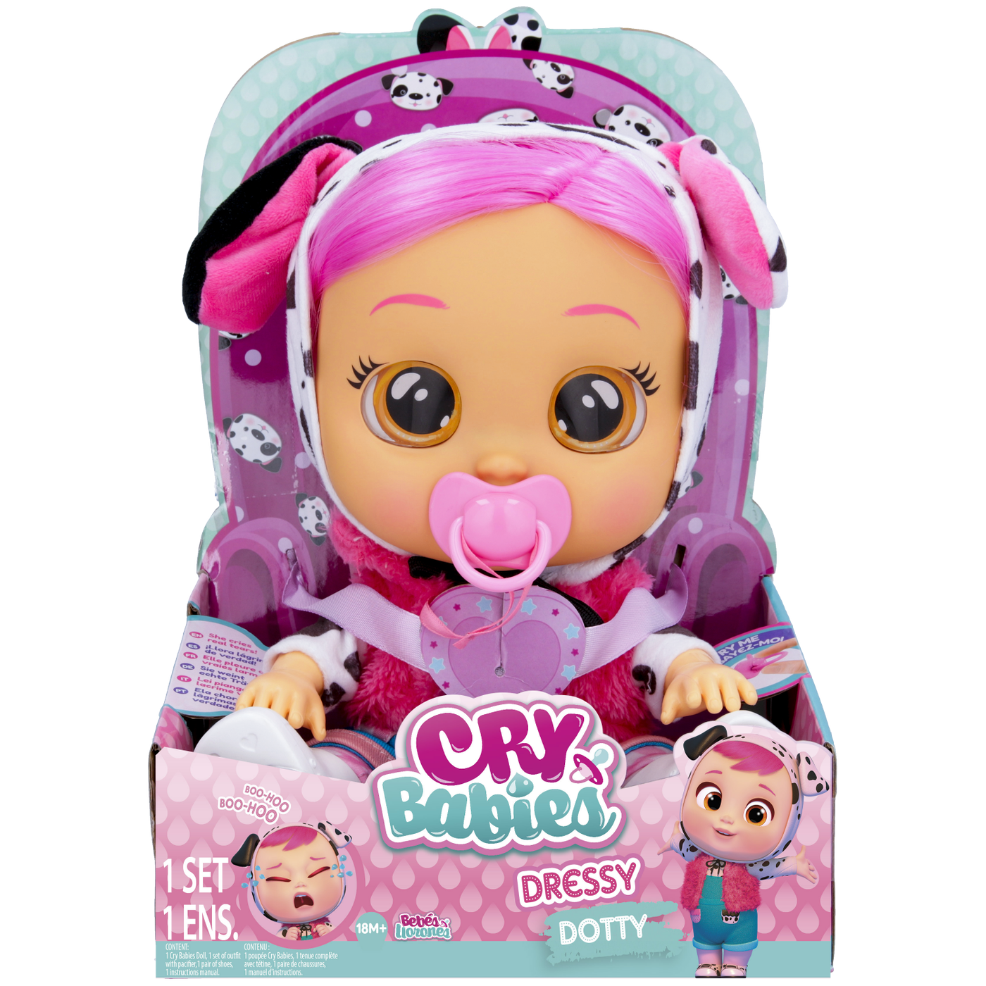 TM Toys Cry Babies Lalka Dressy Dotty IMC081451 Dressy Dotty | Zabawki ...