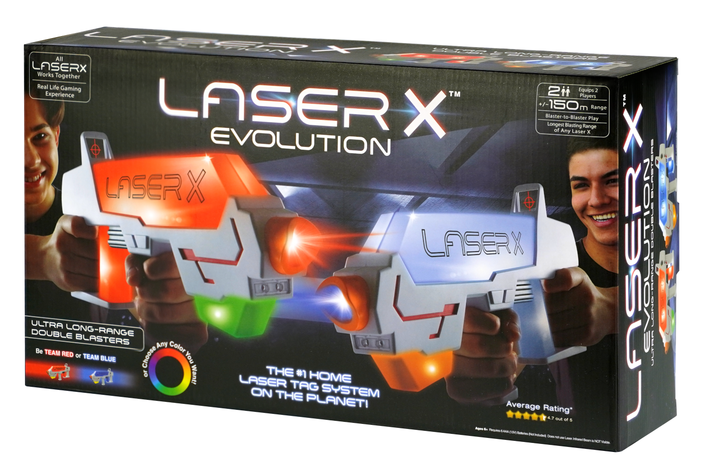 TM Toys LaserX Evolution Long Range Zestaw podwójny LAS88178 Zabawki