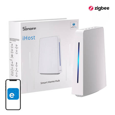 Centrala WiFi, ZigBee Sonoff iHost Smart Home Hub AIBridge, 2GB RAM