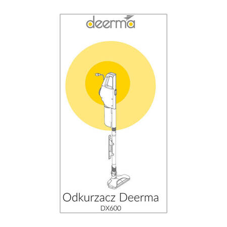 Odkurzacz pionowy Deerma DX600 (czarny)